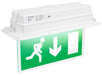 fusion recessed emergency exit sign